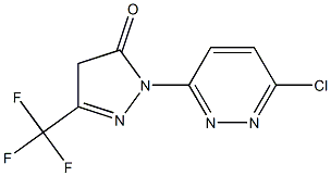  1-(6-chloropyridazin-3-yl)-3-(trifluoromethyl)-4,5-dihydro-1H-pyrazol-5-one