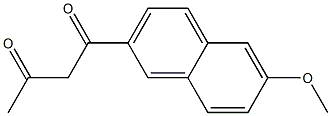 1-(6-methoxynaphthalen-2-yl)butane-1,3-dione Structure