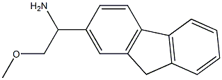 1-(9H-fluoren-2-yl)-2-methoxyethan-1-amine 结构式