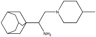 1-(adamantan-1-yl)-2-(4-methylpiperidin-1-yl)ethan-1-amine Struktur