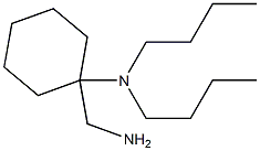 1-(aminomethyl)-N,N-dibutylcyclohexan-1-amine 化学構造式