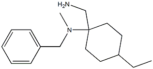 1-(aminomethyl)-N-benzyl-4-ethyl-N-methylcyclohexan-1-amine Structure