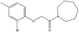 1-(azepan-1-yl)-2-(2-bromo-4-methylphenoxy)ethan-1-one