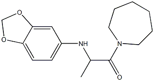 1-(azepan-1-yl)-2-(2H-1,3-benzodioxol-5-ylamino)propan-1-one