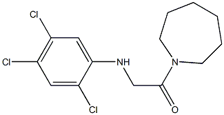 1-(azepan-1-yl)-2-[(2,4,5-trichlorophenyl)amino]ethan-1-one