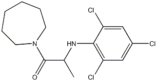 1-(azepan-1-yl)-2-[(2,4,6-trichlorophenyl)amino]propan-1-one