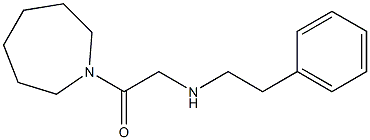 1-(azepan-1-yl)-2-[(2-phenylethyl)amino]ethan-1-one Struktur