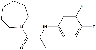 1-(azepan-1-yl)-2-[(3,4-difluorophenyl)amino]propan-1-one