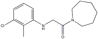 1-(azepan-1-yl)-2-[(3-chloro-2-methylphenyl)amino]ethan-1-one