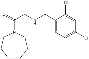 1-(azepan-1-yl)-2-{[1-(2,4-dichlorophenyl)ethyl]amino}ethan-1-one