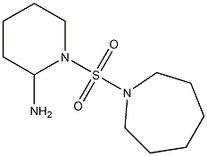 1-(azepane-1-sulfonyl)piperidin-2-amine 结构式