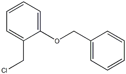 1-(benzyloxy)-2-(chloromethyl)benzene Structure