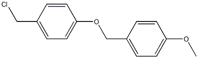 1-(chloromethyl)-4-[(4-methoxyphenyl)methoxy]benzene 结构式