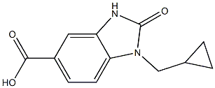 1-(cyclopropylmethyl)-2-oxo-2,3-dihydro-1H-1,3-benzodiazole-5-carboxylic acid