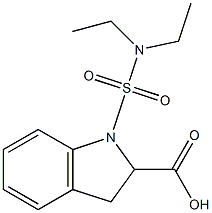 1-(diethylsulfamoyl)-2,3-dihydro-1H-indole-2-carboxylic acid