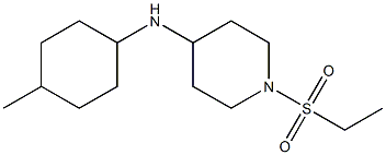 1-(ethanesulfonyl)-N-(4-methylcyclohexyl)piperidin-4-amine Structure