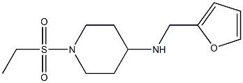 1-(ethanesulfonyl)-N-(furan-2-ylmethyl)piperidin-4-amine Structure