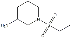 1-(ethanesulfonyl)piperidin-3-amine Struktur