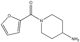 1-(furan-2-ylcarbonyl)piperidin-4-amine,,结构式