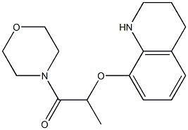 1-(morpholin-4-yl)-2-(1,2,3,4-tetrahydroquinolin-8-yloxy)propan-1-one