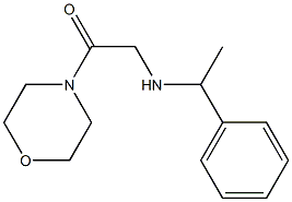  1-(morpholin-4-yl)-2-[(1-phenylethyl)amino]ethan-1-one