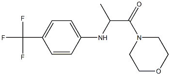  1-(morpholin-4-yl)-2-{[4-(trifluoromethyl)phenyl]amino}propan-1-one