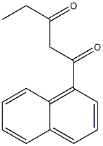 1-(naphthalen-1-yl)pentane-1,3-dione Structure
