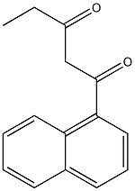 1-(naphthalen-1-yl)pentane-1,3-dione 化学構造式