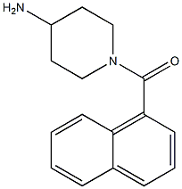 1-(naphthalen-1-ylcarbonyl)piperidin-4-amine Structure