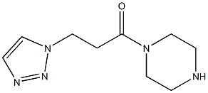 1-(piperazin-1-yl)-3-(1H-1,2,3-triazol-1-yl)propan-1-one