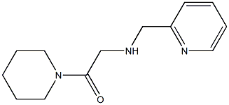 1-(piperidin-1-yl)-2-[(pyridin-2-ylmethyl)amino]ethan-1-one Structure