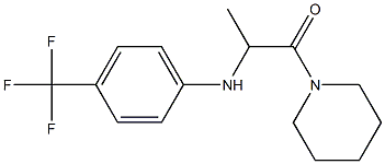 1-(piperidin-1-yl)-2-{[4-(trifluoromethyl)phenyl]amino}propan-1-one