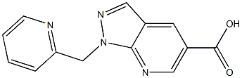 1-(pyridin-2-ylmethyl)-1H-pyrazolo[3,4-b]pyridine-5-carboxylic acid