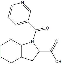 1-(pyridin-3-ylcarbonyl)octahydro-1H-indole-2-carboxylic acid