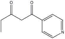 1-(pyridin-4-yl)pentane-1,3-dione Structure