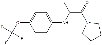 1-(pyrrolidin-1-yl)-2-{[4-(trifluoromethoxy)phenyl]amino}propan-1-one