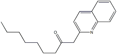 1-(quinolin-2-yl)nonan-2-one Structure