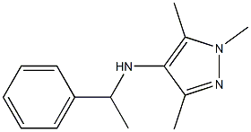 1,3,5-trimethyl-N-(1-phenylethyl)-1H-pyrazol-4-amine|