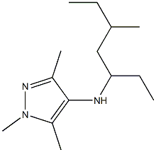 1,3,5-trimethyl-N-(5-methylheptan-3-yl)-1H-pyrazol-4-amine