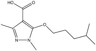 1,3-dimethyl-5-[(4-methylpentyl)oxy]-1H-pyrazole-4-carboxylic acid