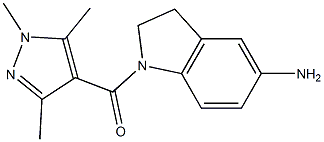 1-[(1,3,5-trimethyl-1H-pyrazol-4-yl)carbonyl]-2,3-dihydro-1H-indol-5-amine