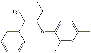 1-[(1-amino-1-phenylbutan-2-yl)oxy]-2,4-dimethylbenzene Structure