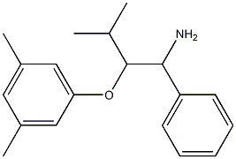 1-[(1-amino-3-methyl-1-phenylbutan-2-yl)oxy]-3,5-dimethylbenzene Structure