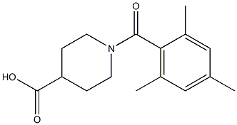 1-[(2,4,6-trimethylphenyl)carbonyl]piperidine-4-carboxylic acid
