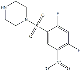 1-[(2,4-difluoro-5-nitrobenzene)sulfonyl]piperazine