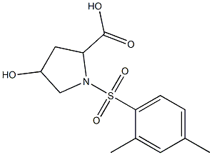 1-[(2,4-dimethylbenzene)sulfonyl]-4-hydroxypyrrolidine-2-carboxylic acid
