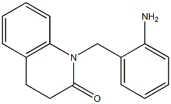 1-[(2-aminophenyl)methyl]-1,2,3,4-tetrahydroquinolin-2-one 化学構造式