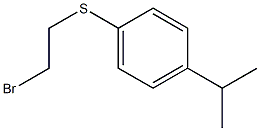 1-[(2-bromoethyl)sulfanyl]-4-(propan-2-yl)benzene