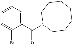 1-[(2-bromophenyl)carbonyl]azocane Struktur