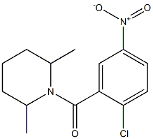 1-[(2-chloro-5-nitrophenyl)carbonyl]-2,6-dimethylpiperidine